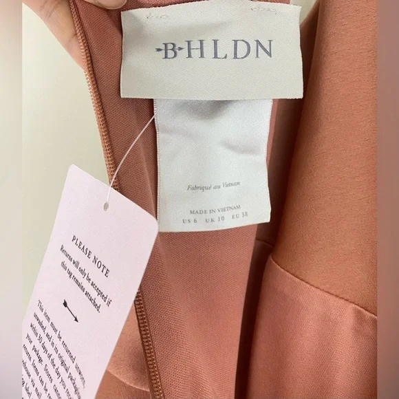 Anthropologie BHLDN Cali Satin Cowl-Neck Midi Slip Dress NWT - Picture 12 of 16